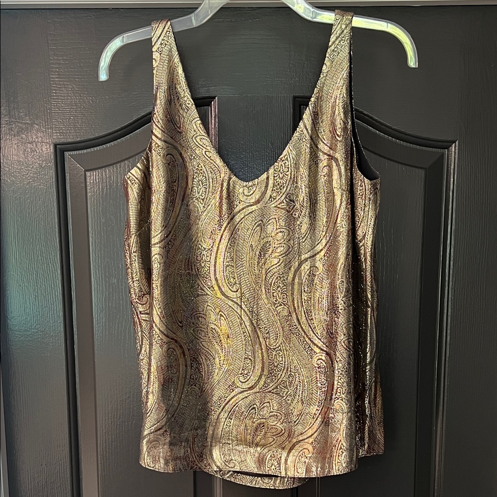 J. Crew Paisley Print Shell